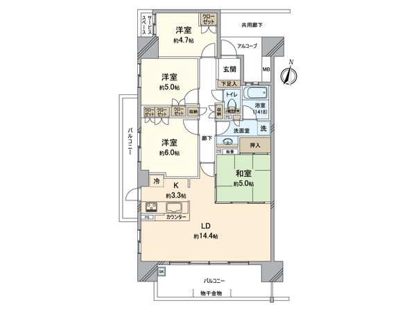 間取図(平面図)