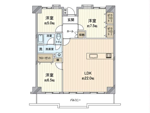 アドバンスねやがわ 2号館 間取図(平面図) 間取図(平面図)