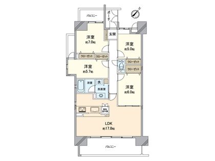 間取図(平面図) 間取図(平面図)