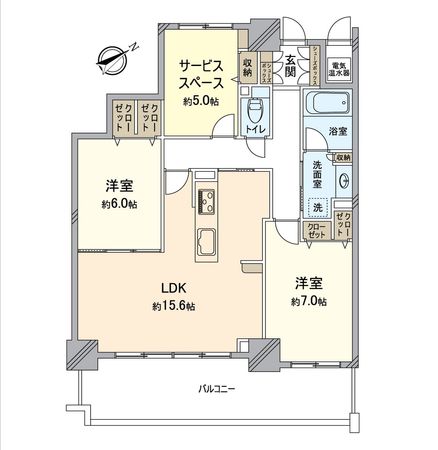 リバティパーク枚方D棟 間取図(平面図) リバティパーク枚方D棟 間取図(平面図)