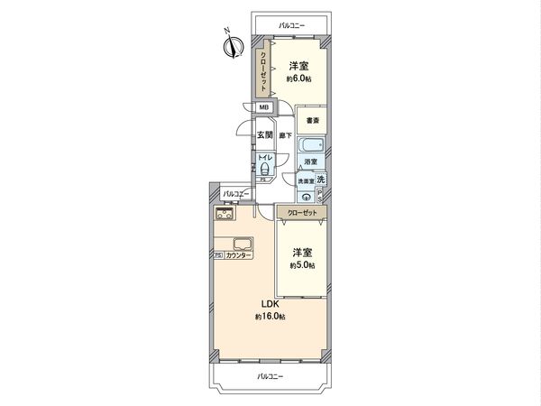 ローズハイツ香里園 1号棟 間取図(平面図) 間取図(平面図)