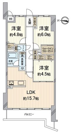 間取図(平面図)
