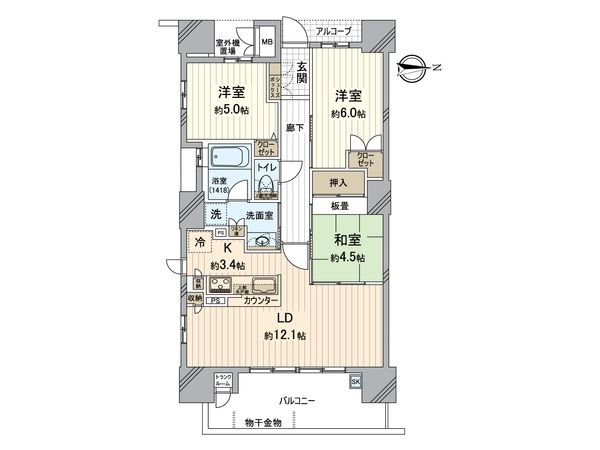 間取図(平面図)