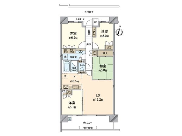 パークシティ梅が丘プラムヒルズ 間取図(平面図) パークシティ梅が丘プラムヒルズ 間取図(平面図)