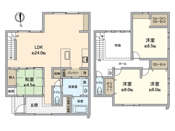 左京区岩倉北桑原町土地 その他建物プラン例