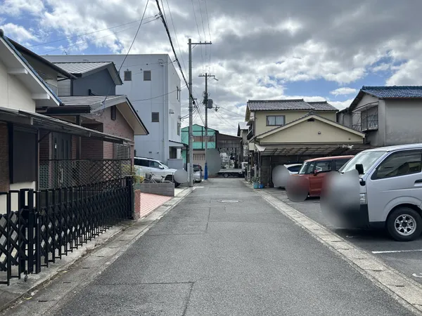 前面道路（南向きを撮影）