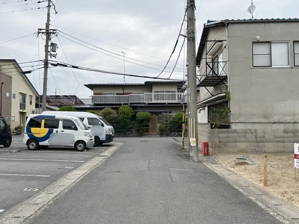 前面道路（北向きを撮影）