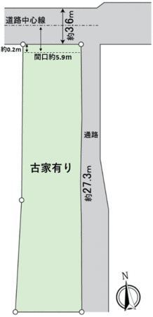 上京区元図子町 地形図