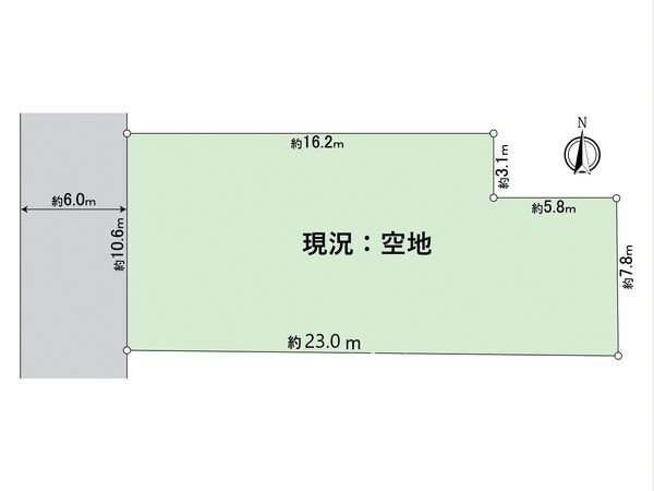 京都府京都市中京区堺町通四条上る八百屋町 区画図