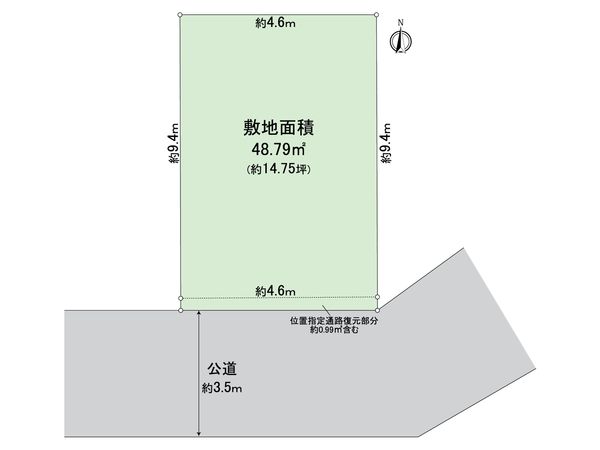 上京区西上之町 土地 区画図 上京区西上之町 土地 区画図