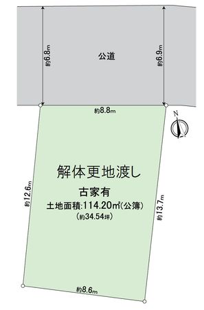 京都市東山区泉涌寺東林町 区画図 京都市東山区泉涌寺東林町 区画図