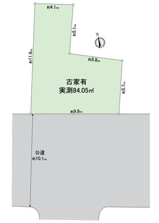 東山区福稲柿本町 区画図 東山区福稲柿本町 区画図