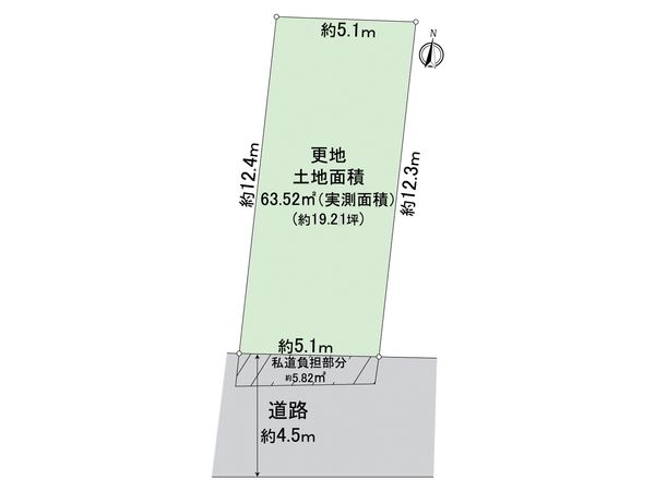 山科区厨子奥苗代元町【2号地】 区画図