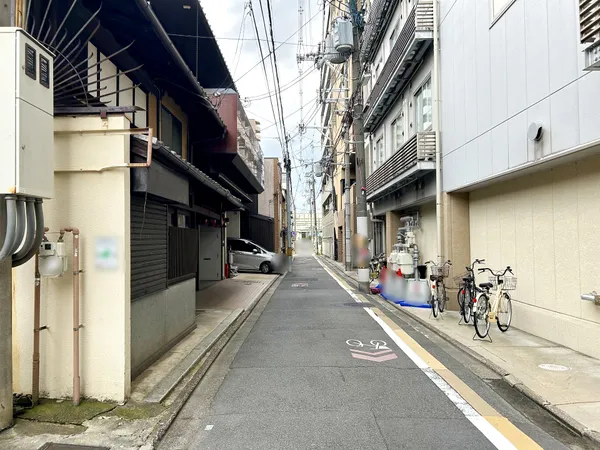 前面道路＋外観