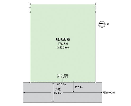 山科区安朱中溝町 区画図 山科区安朱中溝町 区画図