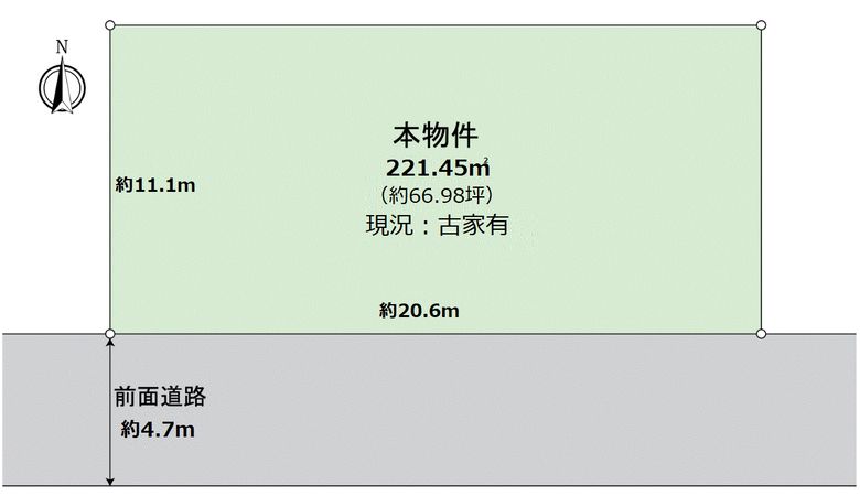 上京区下清蔵口町 区画図 区画図