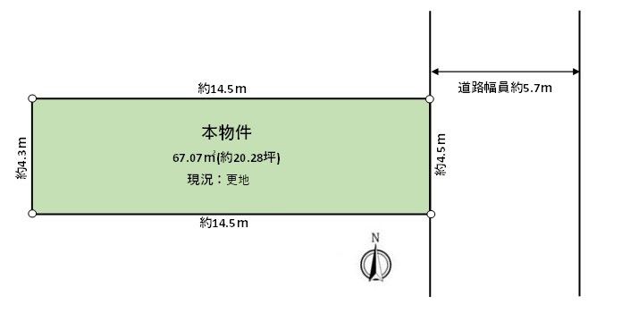 中京区西ノ京笠殿町 区画図 中京区西ノ京笠殿町 区画図