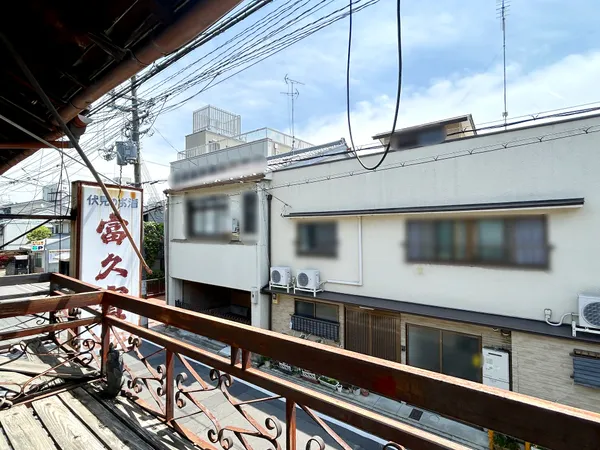 2階和室からの眺望(南西側を望む)
