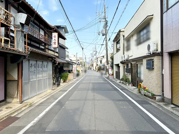 前面道路(東を望む)