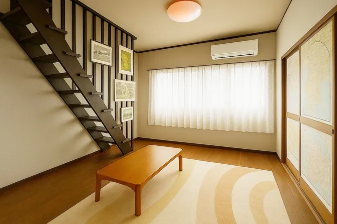 リビングとしても使用できる洋室