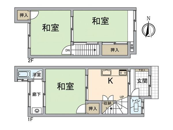 山科区音羽役出町 間取図(平面図) 山科区音羽役出町 間取図(平面図)
