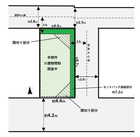 中京区聚楽廻松下町 間取図(平面図)