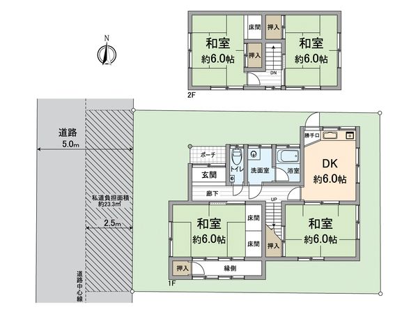 山科区西野山百々町 間取図(平面図) 山科区西野山百々町 間取図(平面図)