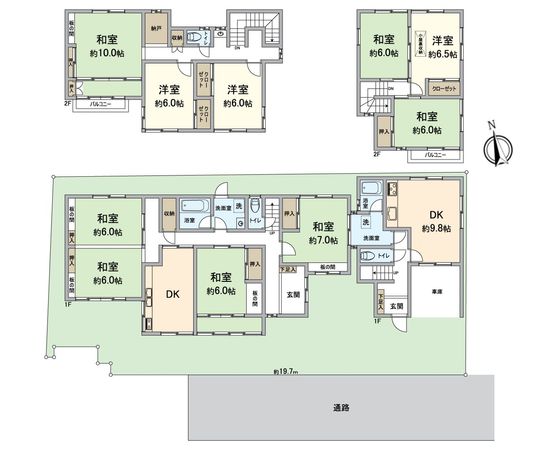 東山区粟田口三条坊町 間取図(平面図)