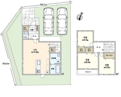 左京区静市市原町 間取図(平面図)