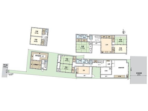 京都市東山区下柳町 間取図(平面図) 間取図(平面図)