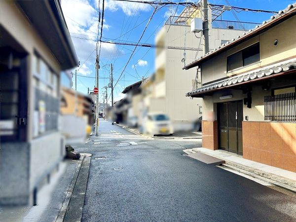 上京区笹屋四丁目 戸建 前面道路含む外観 前面道路含む外観