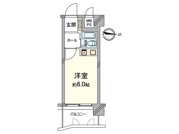 朝日プラザ鴨川 間取図(平面図)