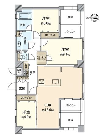 ライオンズ京都四条烏丸レジデンス 間取図(平面図) ライオンズ京都四条烏丸レジデンス 間取図(平面図)