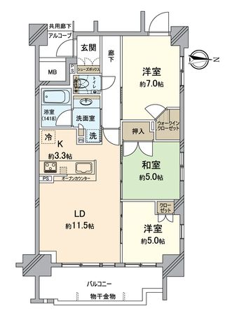 間取図(平面図)