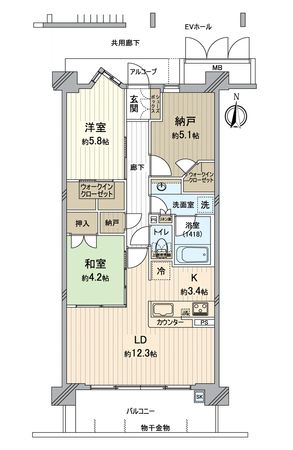 間取図(平面図)