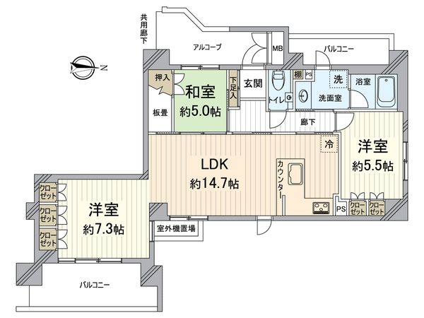間取図(平面図)