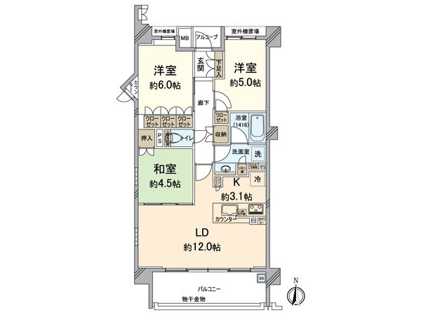 間取図(平面図)