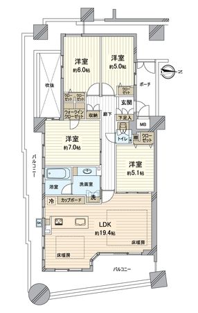 間取図(平面図)