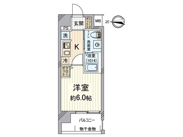 エストーネ京都二条 間取図(平面図) エストーネ京都二条 間取図(平面図)