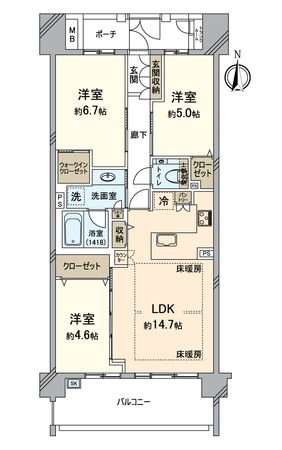 間取図(平面図)