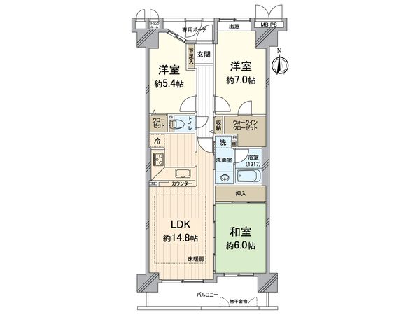 間取図(平面図)