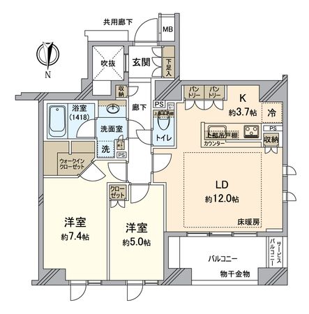 間取図(平面図)