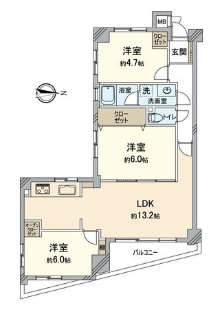 間取図(平面図)