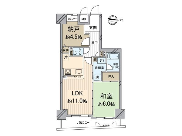 レジオン四条堀川 間取図(平面図) 間取図(平面図)