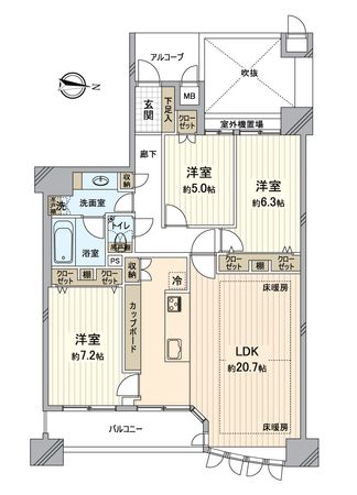 間取図(平面図)