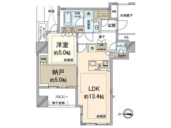 プレミスト京都五条 間取図(平面図) プレミスト京都五条 間取図(平面図)