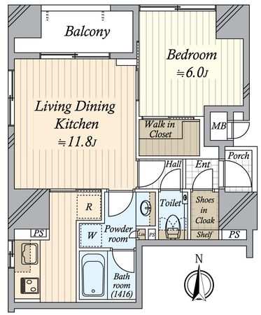プレティナージュ御池東洞院 間取図(平面図) 間取図(平面図)
