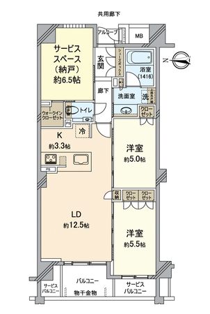 シエリア京都御所西 間取図(平面図) シエリア京都御所西 間取図(平面図)