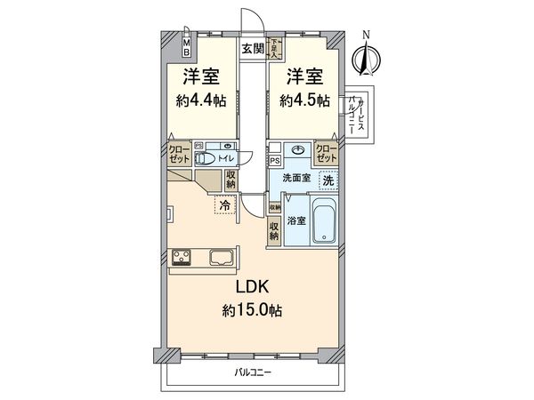 三条麩屋町アーバンライフ 間取図(平面図) 間取図(平面図)