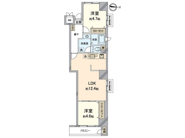 ベル・クローチェ京都洛央 間取図(平面図) 間取図(平面図)